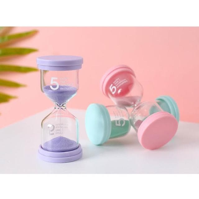 馬卡龍計時沙漏  兒童刷牙計時器  交換禮物 不挑色 裝飾 計時 兒童安全沙漏 交換禮物 生日禮物 HW18