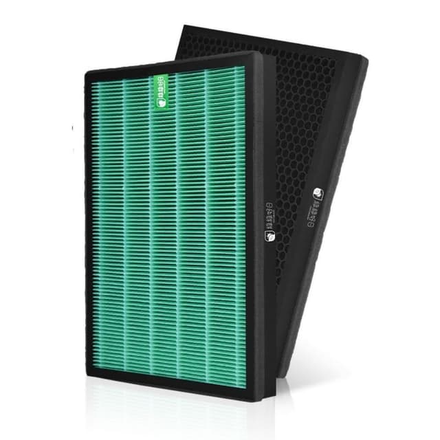 【Have Green Days 綠綠好日】適用 Frigidaire 富及第 FAP-8202HP 抗菌HEPA濾網 複合 顆粒活性碳濾心 一年份濾網