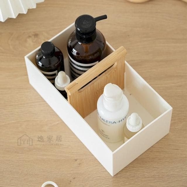 逸家居 日系桌面收納盒桌上分格盒子 玄關 化妝品 整理盒 保養品 梳妝檯 客廳 置物盒 遙控器