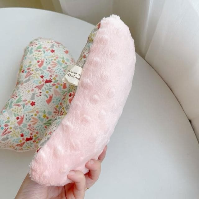 【Lianne baby】粉薄荷草兔嬰兒禮物天使枕圍兜安撫兔兔(彌月禮盒 滿月禮 收涎禮週歲禮 嬰兒禮物)