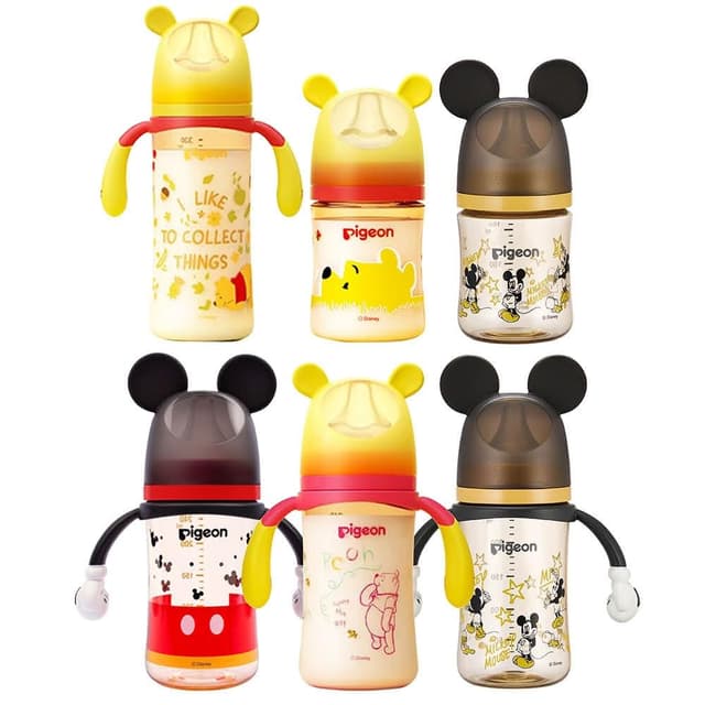 【Pigeon 貝親】迪士尼系列母乳實感PPSU奶瓶 160ml/240ml/330ml (多款可選)