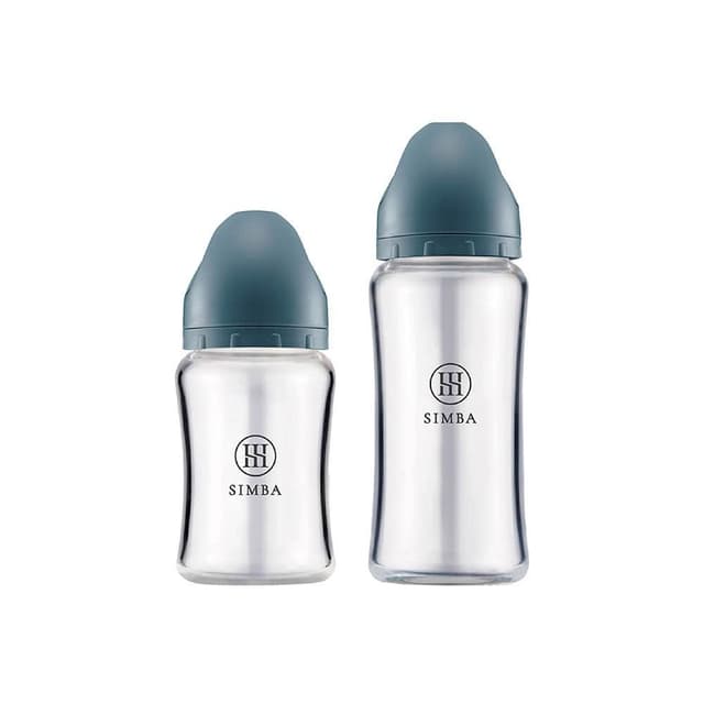 【Simba 小獅王辛巴】Simba 小獅王辛巴 蘊蜜質金玻璃寬口防脹氣奶瓶｜180ml/270ml｜新生適用｜多款可選