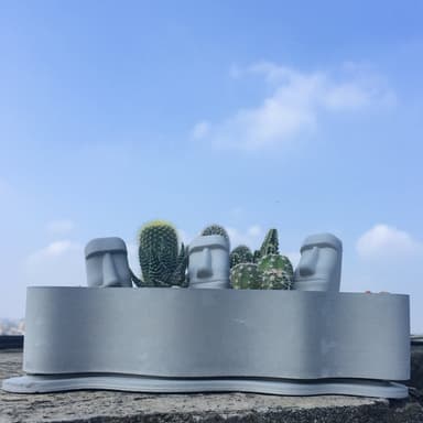 【島人手作】摩艾島嶼 l 迷你仙人掌造景DIY(新年禮物 情人節禮物 生日禮物)