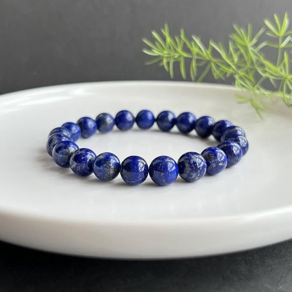 【Paiya 派亞】8MM青金石手串 阿富汗青金石圓珠手鏈 水晶時尚男女手串送禮好物/交換禮物
