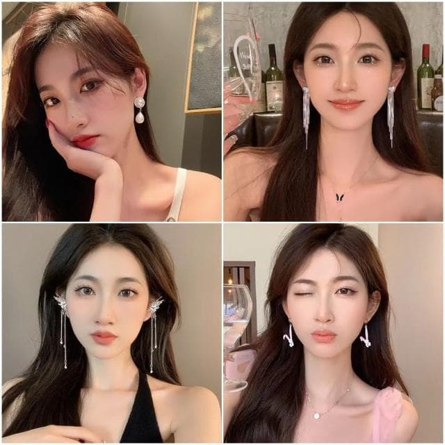 【HaNA 梨花】特惠小花車~鑲鑽絕美系．女神鑽石耳環合集