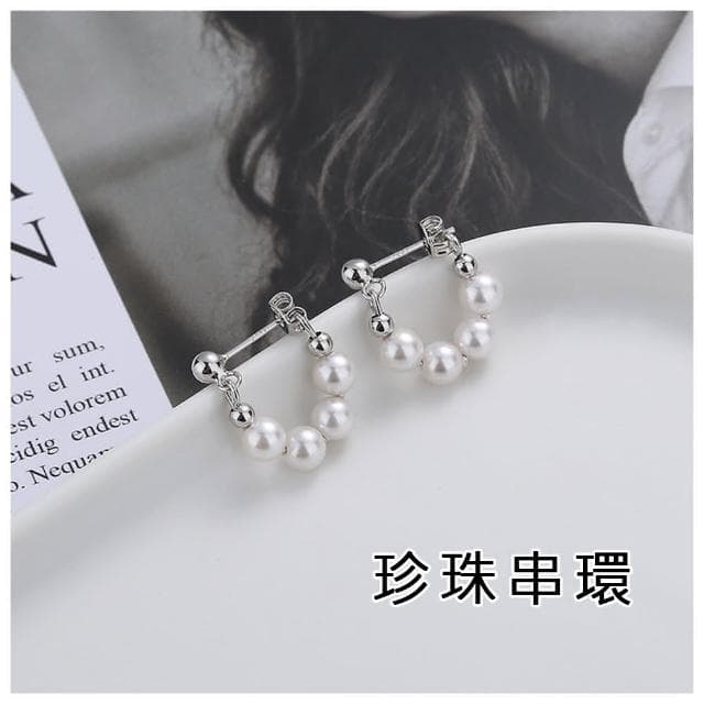 【HaNA 梨花】韓國溫柔的解釋．復古法式珍珠耳環