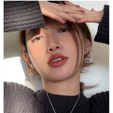 【HaNA 梨花】梨花HaNA 韓國現貨採購．可拆式多變化星空梵谷925銀耳環 現+預