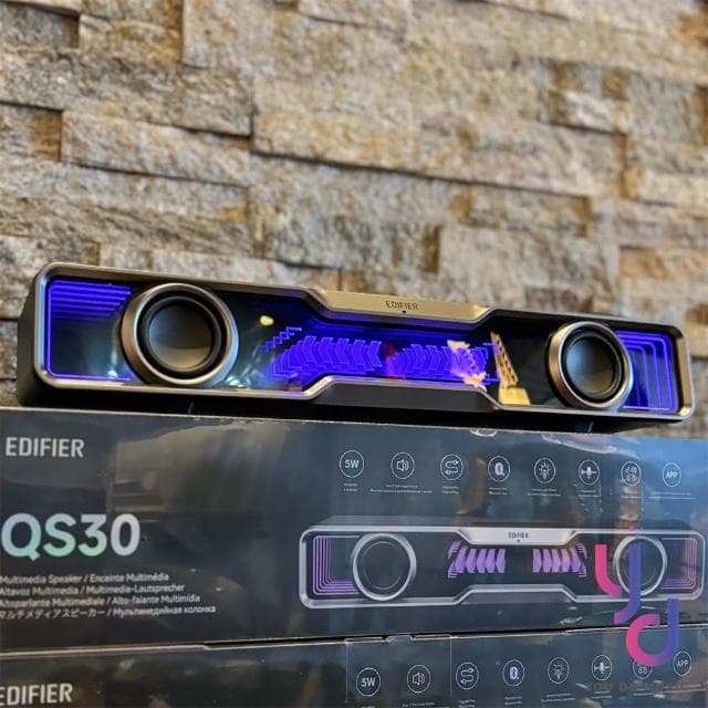 【EDIFIER】漫步者 Edifier QS30 桌面型 藍牙 喇叭 音響 聲霸 Soundbar 可通話 公司貨