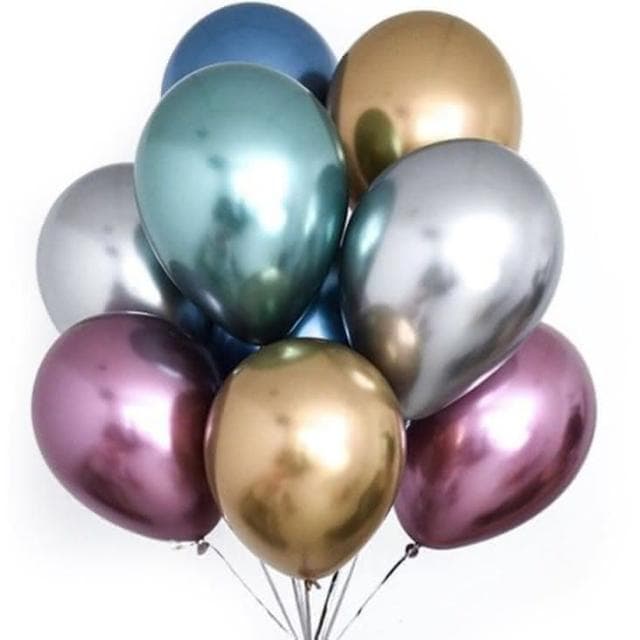12H快速出貨 (氣球快易送) 10吋 金屬圓球 網紅 熱銷款 金屬球 生日派對 結婚 情人節 告白 氣球 金屬氣球