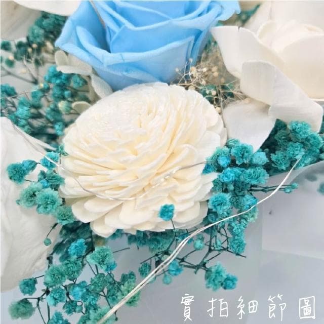 12H快速出貨 (氣球快易送)  情人節花束  深海之心 情人花束 情人節禮物 告白花束 花束 乾燥花束 情人節送禮 求婚花束