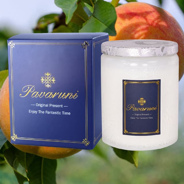 【Pavaruni】美國原創夢中的婚禮香薰蠟燭禮盒100種香味大豆植物蠟燭香氛蠟燭精油(香薰蠟燭香氛蠟燭)