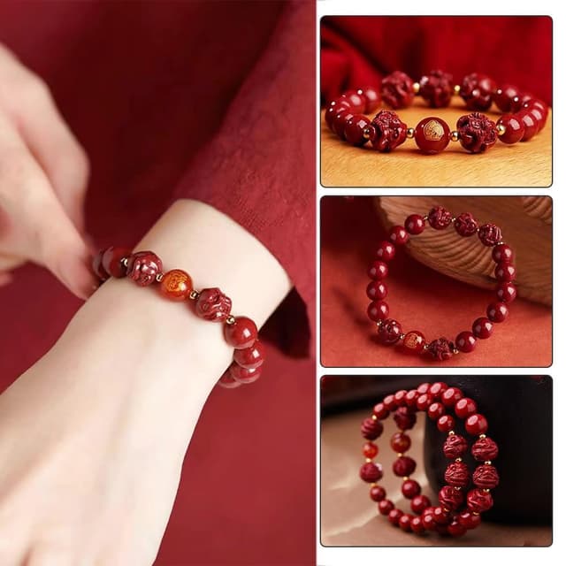 【KEDDY】紫金砂手鍊-三合六合手鍊-十二生肖-佛珠-硃砂手鍊-本命佛-生肖手串-紅瑪瑙手鍊-長輩禮物-轉運手鍊