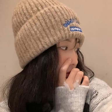 【KEDDY】鹽系穿搭-顯臉小帽子-情侶款-生日禮物-毛帽-冷帽-針織帽-毛線帽-美式復古-包頭帽-顯臉小帽子-防寒帽-保暖帽
