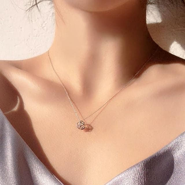 【BONum 博紐】我是你的心 3A級鋯鑽鎖骨項鍊情人節 愛人 禮物 送禮 女朋友 老婆 大人 結婚 戀愛