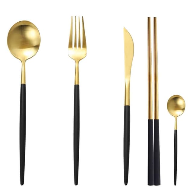 【好物臻選】歐式貴族不鏽鋼鈦金餐具