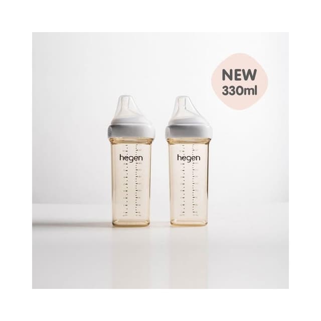 金色奇蹟PPSU多功能方圓型寬口奶瓶 330ml 雙瓶組
