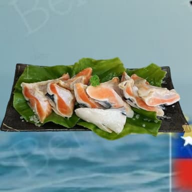 【誠實討海人】智利  鮭魚下巴  500g/包(#鮭魚#中秋烤肉#下巴)