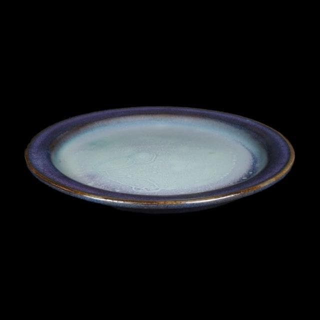 《博古珍藏》宋 鈞窯紫釉盞托洗 早期收藏 老件瓷器 博物館級文物
