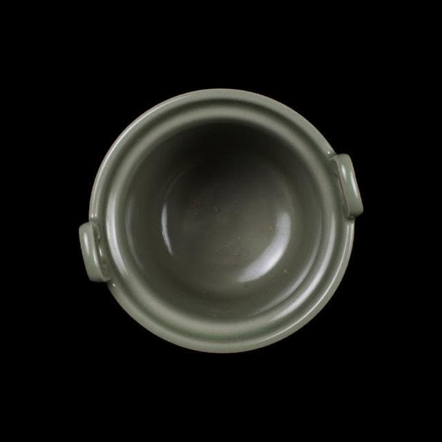 《博古珍藏》五代 越窯秘色瓷三足爐 早期收藏 老件香爐瓷器 博物館級文物