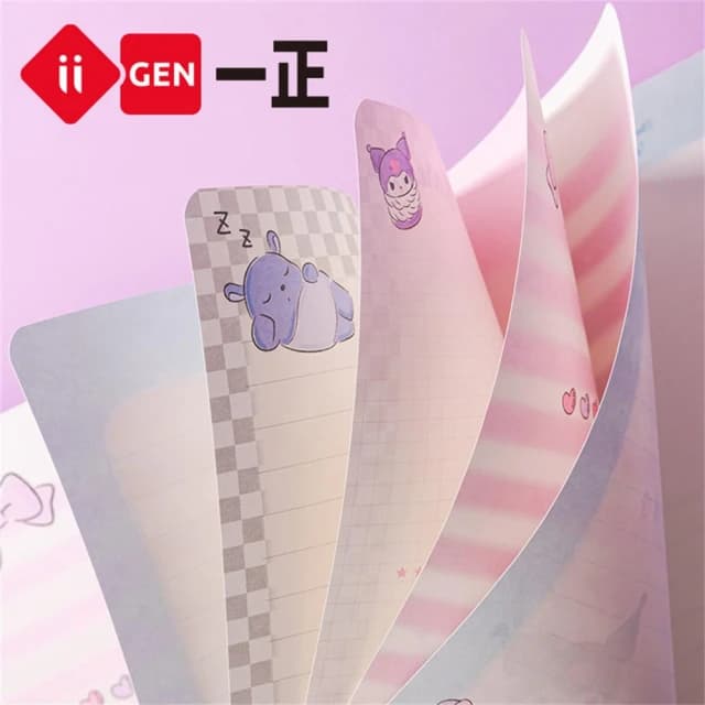 【SANRIO 三麗鷗】文具 三麗鷗形象減壓磁扣本 小學生卡通手帳本 立體解壓筆記本 庫洛米 帕恰狗 生日禮物