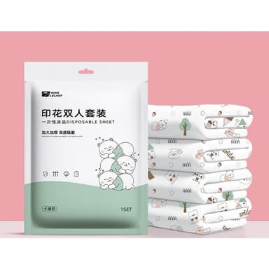 一次性床單 - 雙人四件組 (加寬加大升級版)
