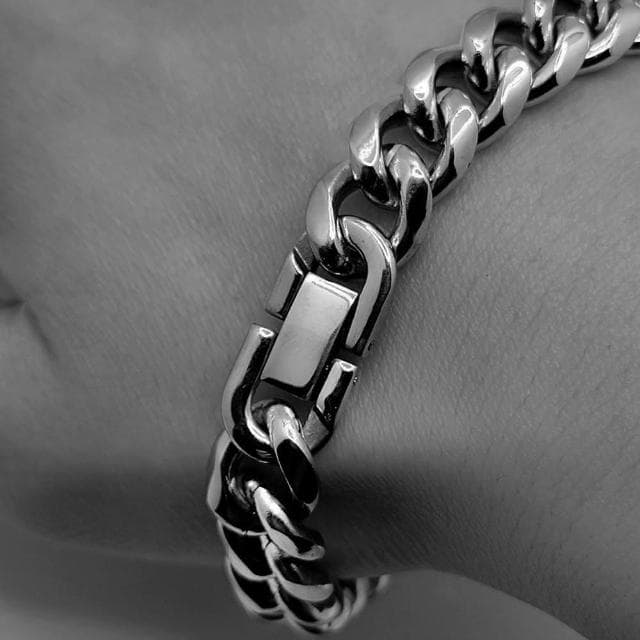 【CReAM】Hont鈦鋼潮男型男嘻哈中性男性平扣手環手鍊(生日 禮物 送禮 禮盒)