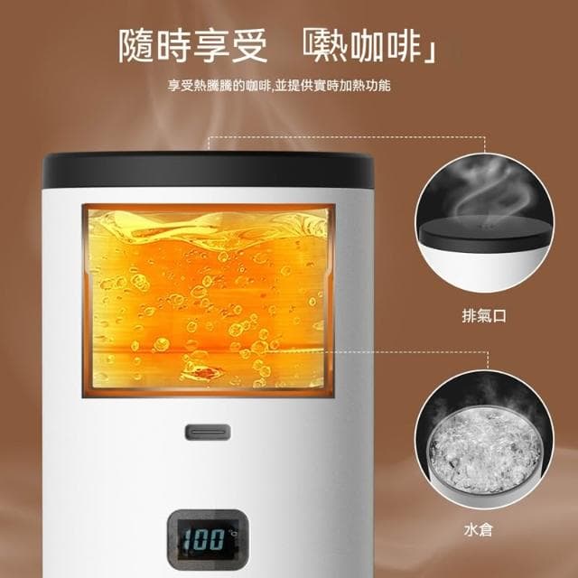 【tounichi 東日】無線咖啡機 全自動加熱 家用/露營兩用 USB充電