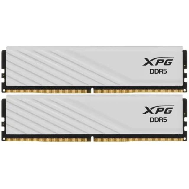 【ADATA 威剛】威剛 64GB(雙通32GB*2) D5 6000 XPG Lancer Blade (矮版) 白色 - 非RGB CL30 雙參數