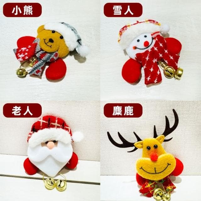 聖誕裝扮 聖誕裝飾品 聖誕裝飾 聖誕節 發光胸針 發光胸章 LED 胸章 胸針 聖誕小物 交換禮物