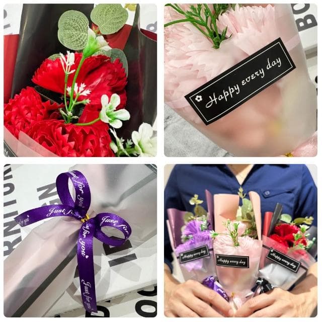 康乃馨 香皂花 母親節 教師節 婚禮小物 花束 包材 人造花 乾燥花 情人節 畢業禮物 假花