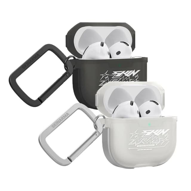 魔比歐 Kinzoku 塗鴉藝術耳機收納保護套 AirPods 第4代 ( AirPods 4 附掛鉤 無線耳機保護套 藍芽耳機保護殼 )