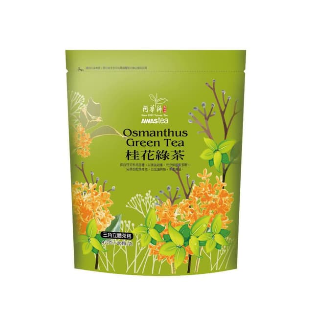 【阿華師】桂花綠茶4gx20包
