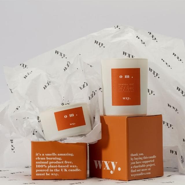 英國 wxy 經典蠟燭 -om. 竹葉 & 橙花/200g