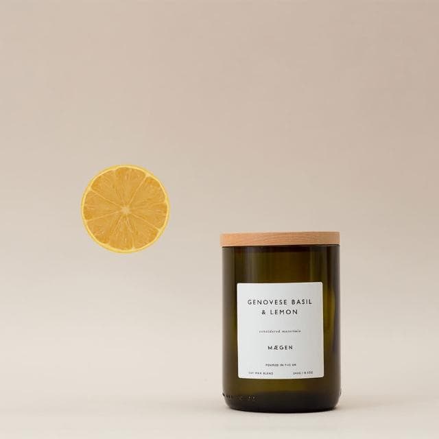 英國 MAEGEN Orchard 蠟燭- 羅勒 & 檸檬/240g