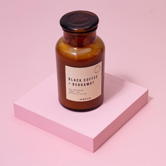 英國 MAEGEN Alchemist 蠟燭- 黑咖啡 & 佛手柑/250g