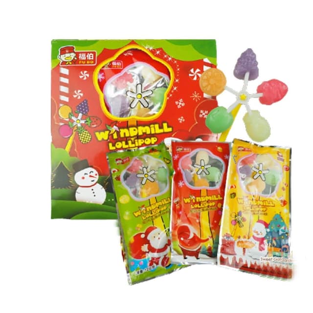 【甜園】聖誕風車棒棒糖 整盒(12gx30支) (買一送一共2盒)★聖誕節糖果★聖誕糖果★交換禮物★派對禮物★教會活動★幼兒園糖果