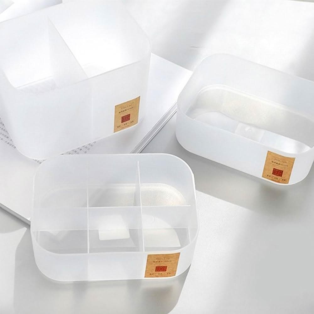 【美得像專櫃】日系霧面收納盒 可堆疊 文具用品收納 多功能收納 組合式收納箱 化妝品保養品收納