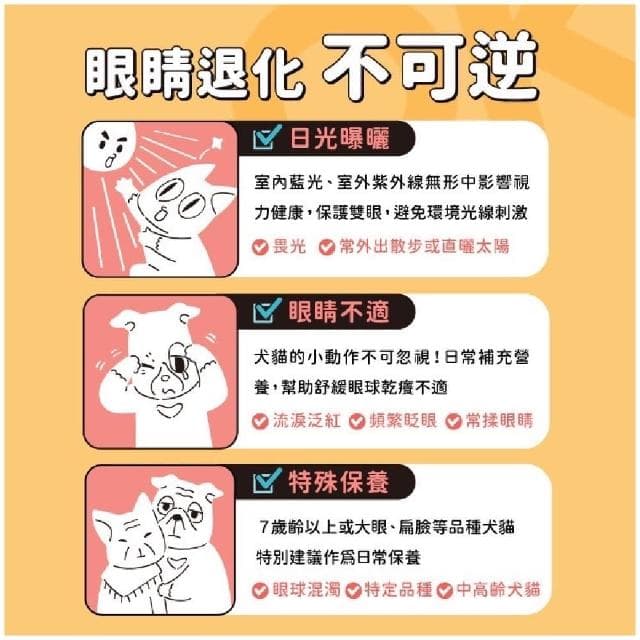 【怪獸部落】OK!葉黃素1.5G*30入/盒(視力保健 寵物保健品 寵物保養品)