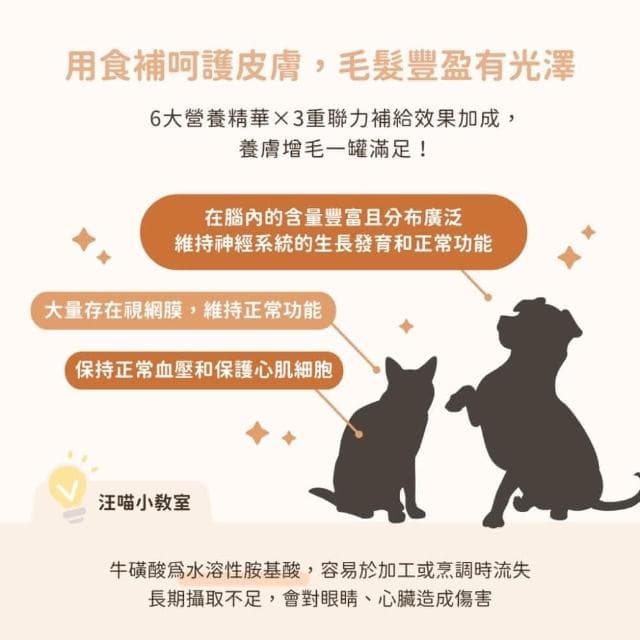 【汪喵星球】汪喵星球 TAURINE 牛磺酸 70G(補充胺基酸 心臟保健 貓咪保健品 貓咪保養品)