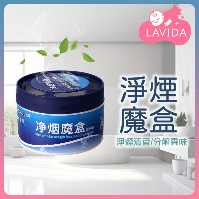【LAVIDA 育兒好好玩】淨煙魔盒空氣淨化盒 除味劑 空氣清淨劑 除臭盒 除味盒 去異味 去味盒 除菸味神器 去除異味