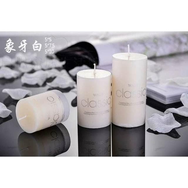 佳音書坊/蠟燭燭台 香薰蠟燭 浪漫無煙歐式精油spa 大圓柱燭光晚餐蠟燭 去煙味除包郵 150元