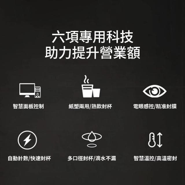 110V奶茶封口機 全自動商用封膜機 果汁飲料豆漿連續封杯機 90/95封口機