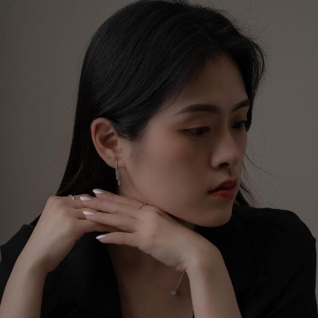 Char Me 耳夾專賣 前後交叉密排鑽．蚊香盤耳夾 - 銀色/金色(夾式耳環 耳夾 耳夾式耳環 無耳洞耳環)