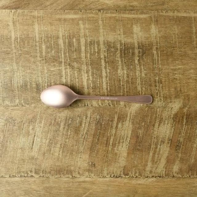 高級霧面粉紅玫瑰金質感不鏽鋼甜點湯匙 (交換禮物 聖誕禮物 日本製 新潟燕三条 古英式廚房 點心湯匙 小湯匙)