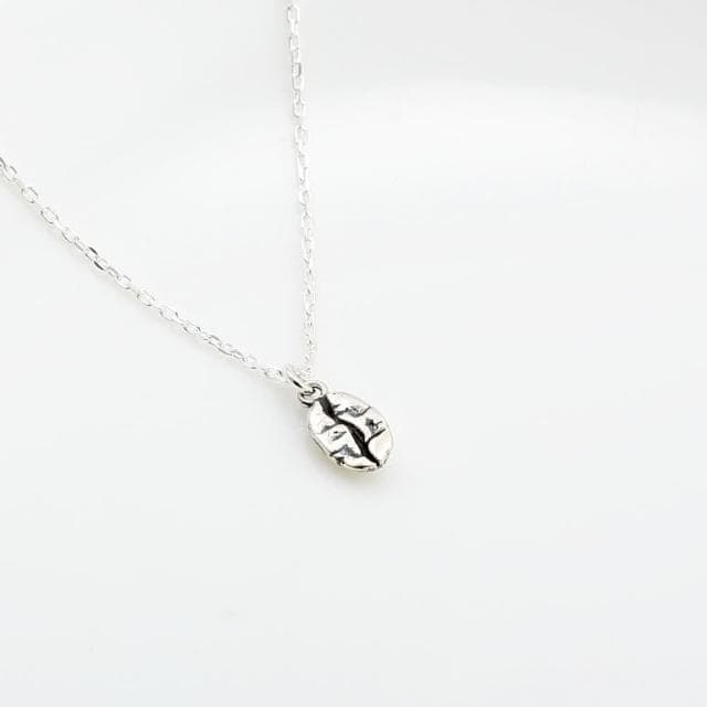 【Angel & Me】阿拉比卡 藍山 咖啡豆 s925 純銀 項鍊 情人節禮物