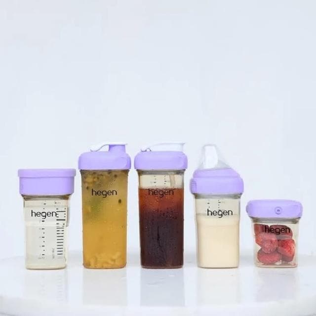 【hegen】金色奇蹟PPSU多功能方圓型寬口奶瓶 240ml 雙瓶組-象牙白(不含塑化劑/不含雙酚A/不含甲醛)