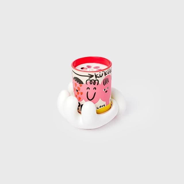 【duahostore】WEKUKU 白茶 掌握情緒自由 蠟燭香氛家居設計藝術插畫
