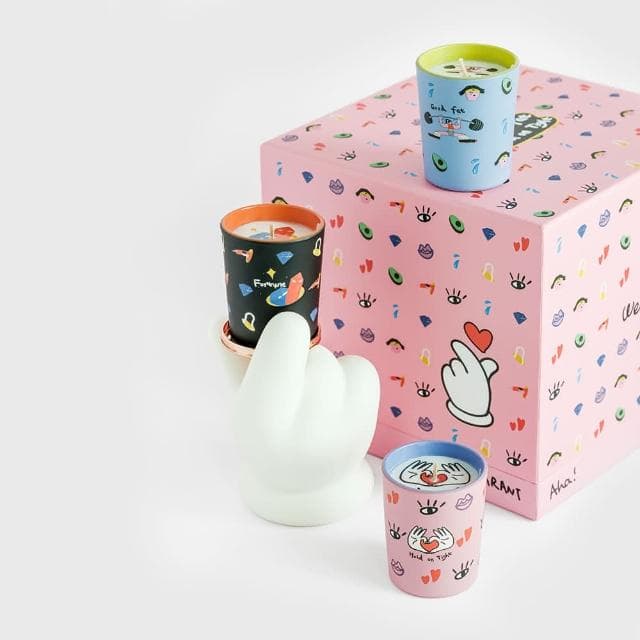 【duahostore】WEKUKU 任你拿捏禮盒 蠟燭香氛家居設計藝術插畫