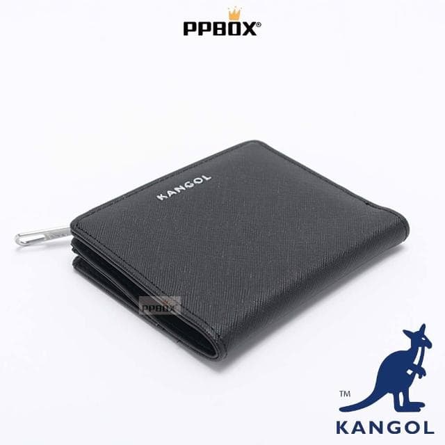 【KANGOL】英國 對開 兩折 短夾 64528780 錢包