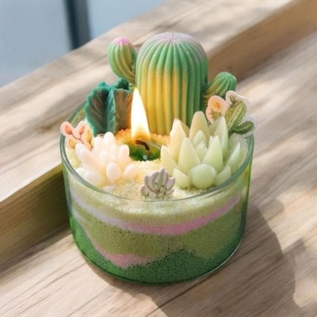 【7822 shop】7822生活選物 多肉砂畫蠟燭 DIY沙畫蠟燭 香薰蠟燭 砂蠟 蠟燭 香氛蠟燭 沙蠟 DIY砂畫蠟 室內香氛 線香